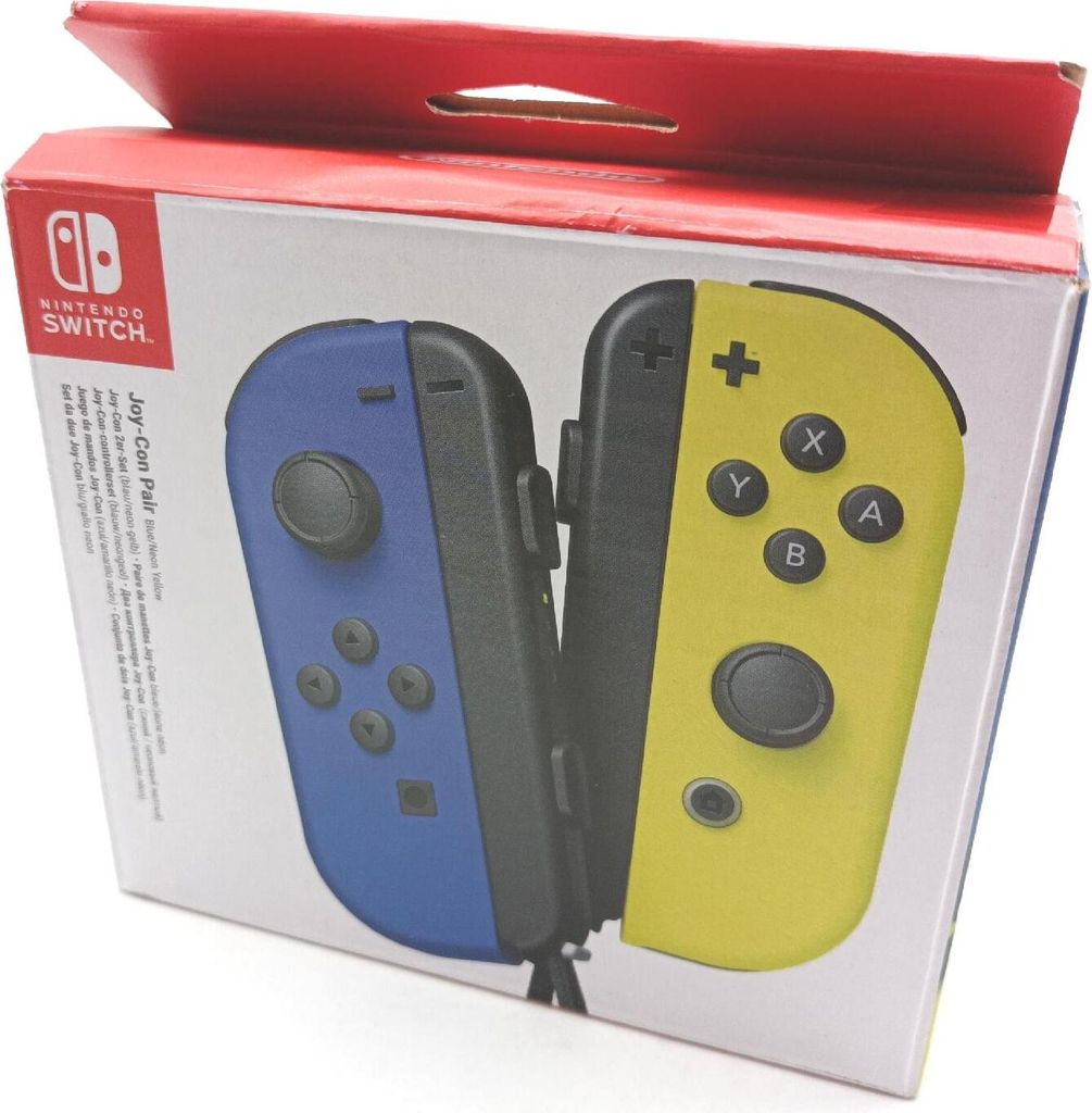 Nintendo Joy-Con czarny, niebieski, żółty analogowy/cyfrowy Zdjęcie produktu 10