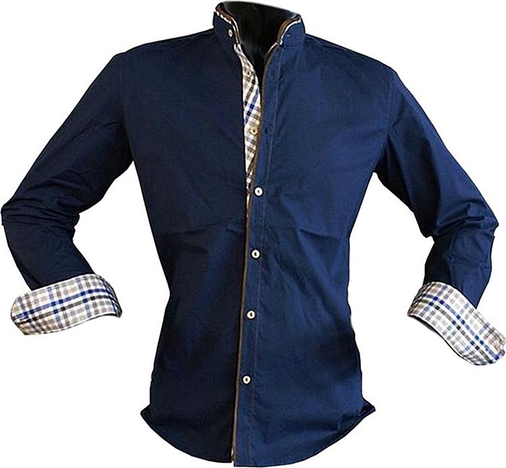 Brandneu Designer Hemd CARISMA 8070 Navy S