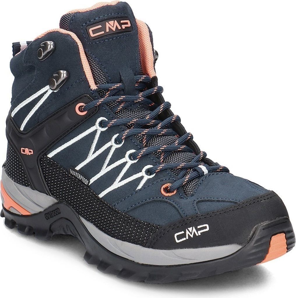 CMP Rigel Mid Trekking WMN WP Wanderschuh Blau Produktbild 