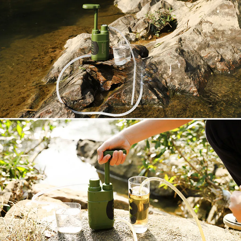 Équipement de camping : filtre à eau portable pour eau potable 5000L - 5