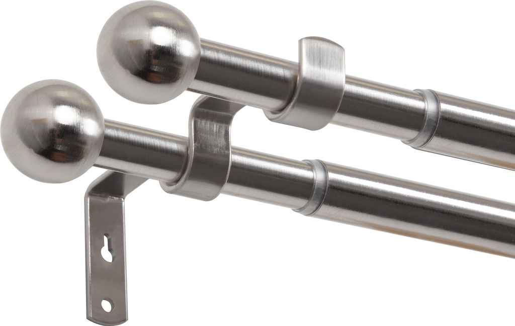 Mardom Home | Gardinenstange - Kugel - Silber - Ausziehbar Produktbild 