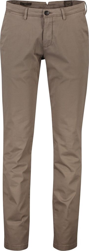 Gardeur Chino Baumwolle Subway Slim Fit Dunkelbraun
