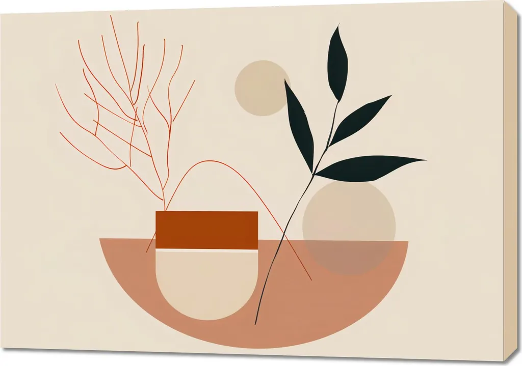Quadro Botanica Prova: Porta il Bosco in Casa | 100x70 cm su Tela