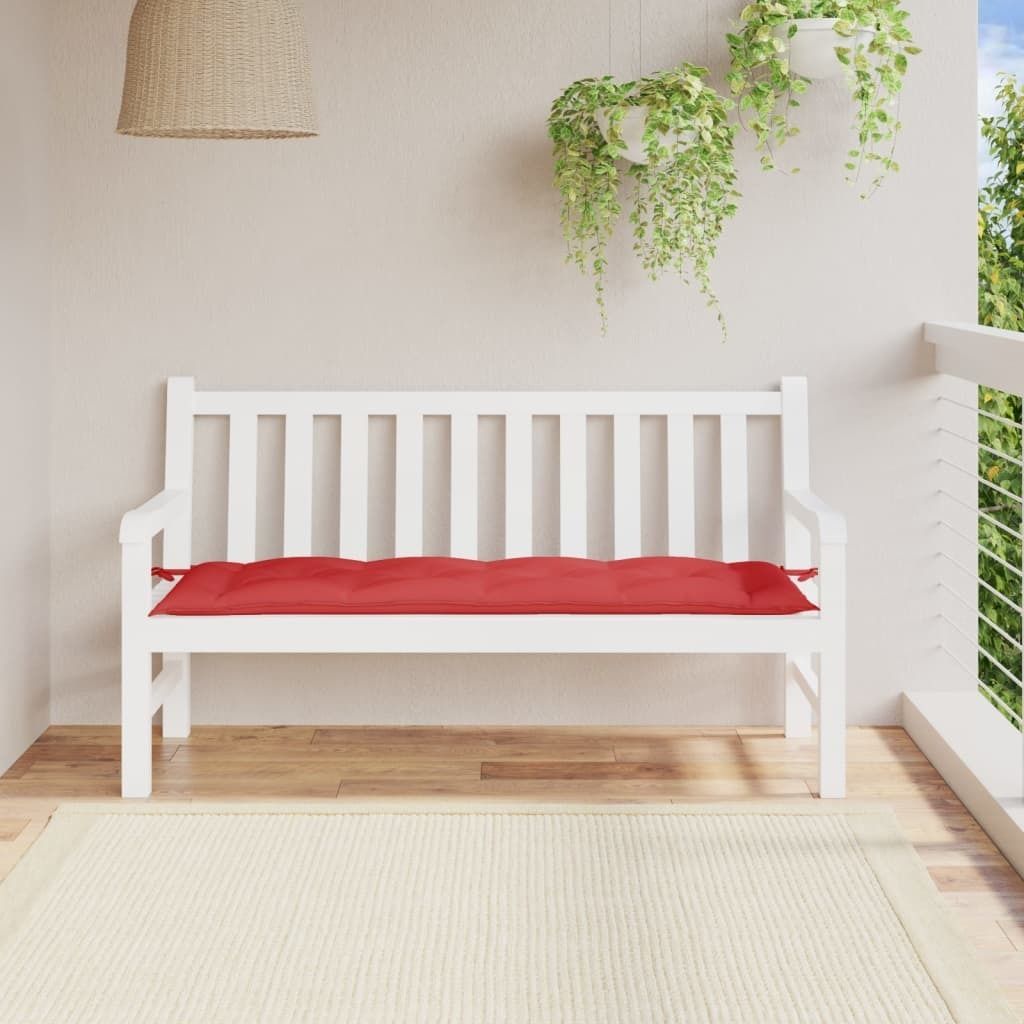 Maison Exclusive - Gartenbank-Auflage Rot 150x50x7 cm Oxford-Gewebe