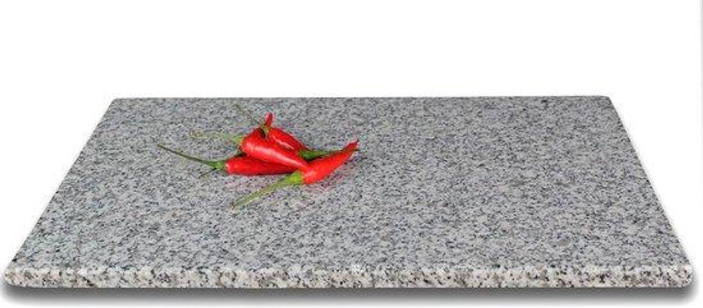 Granit-Tisch, Steintisch, Granit-Serviertisch (Granit, 30 x 20 x 1 cm)