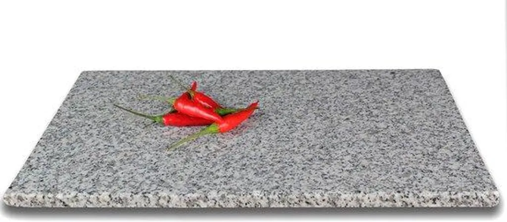 Table de service en granit poli 30x20cm, pierre naturelle haute densité