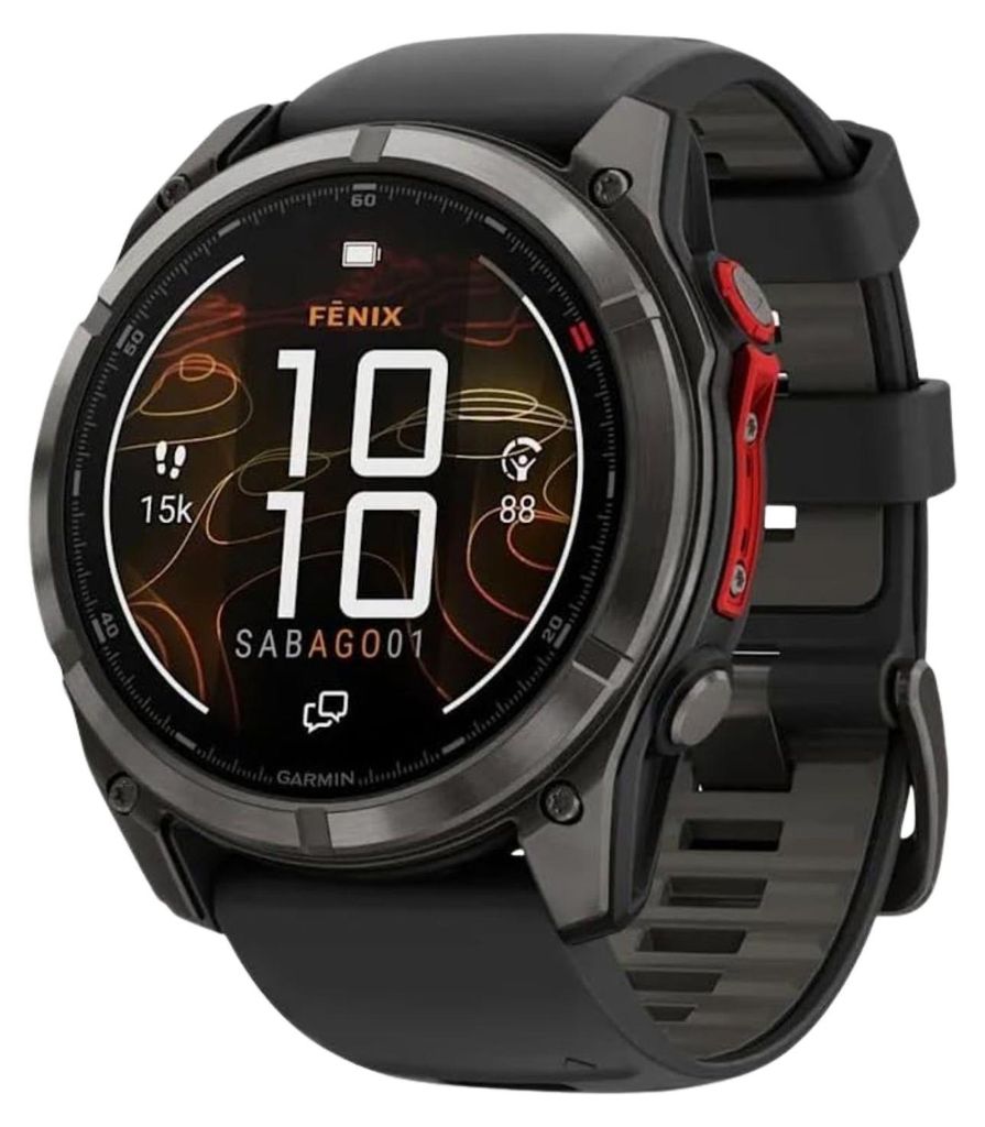 Garmin Fenix 8, 51 mm, verre saphir, technologie MicroLED, Image du produit 