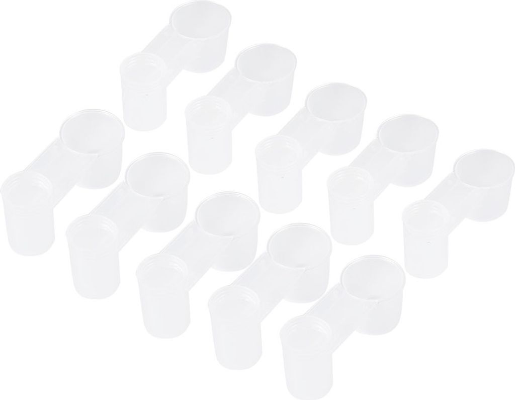 4.2x1.9x1.6inch Papageien Wassertrinkerbecher, langlebig, leicht zu installieren Vogelfarm für Tauben -Haushaltsvögel Garten