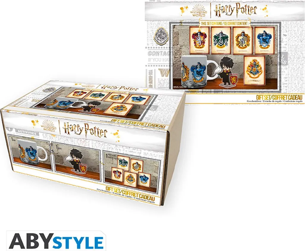 Set Colazione Harry Potter: Tazza Design, Acrilico e Postcard