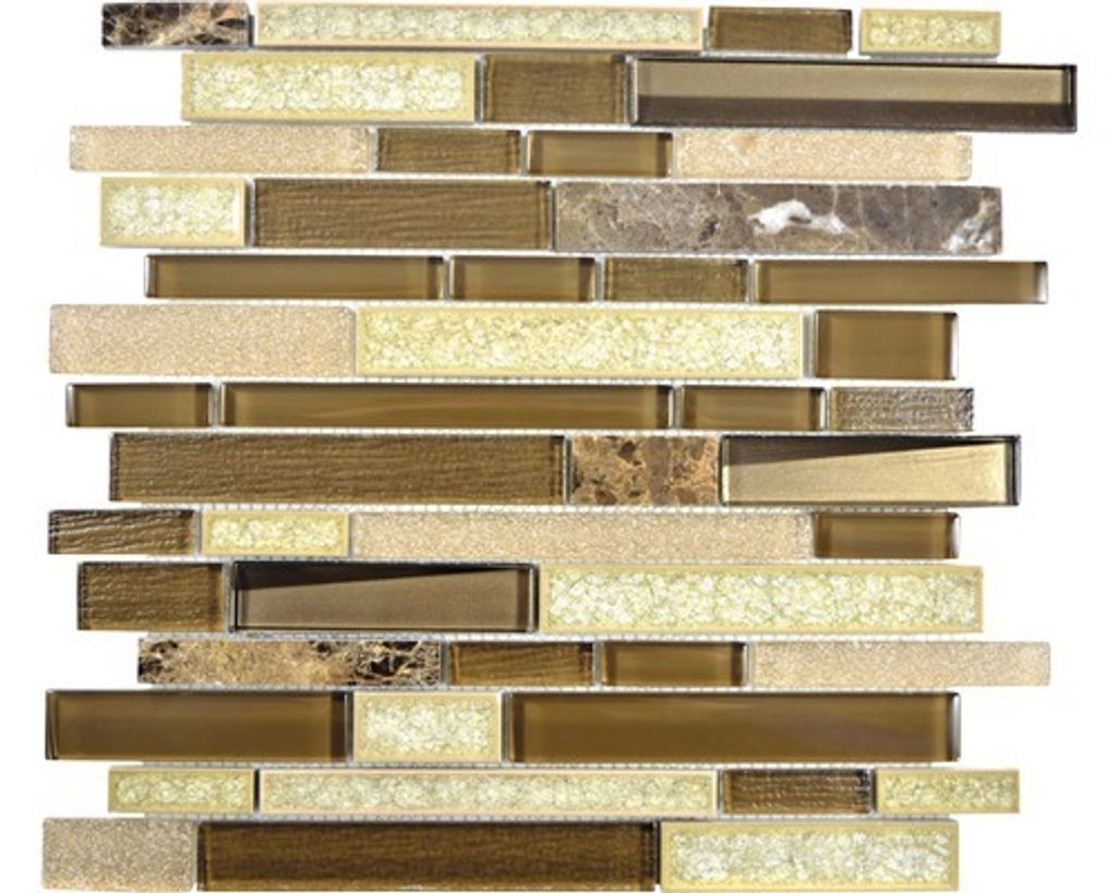 Glasmosaik Sonja 58 30x29,2 cm beige/braun