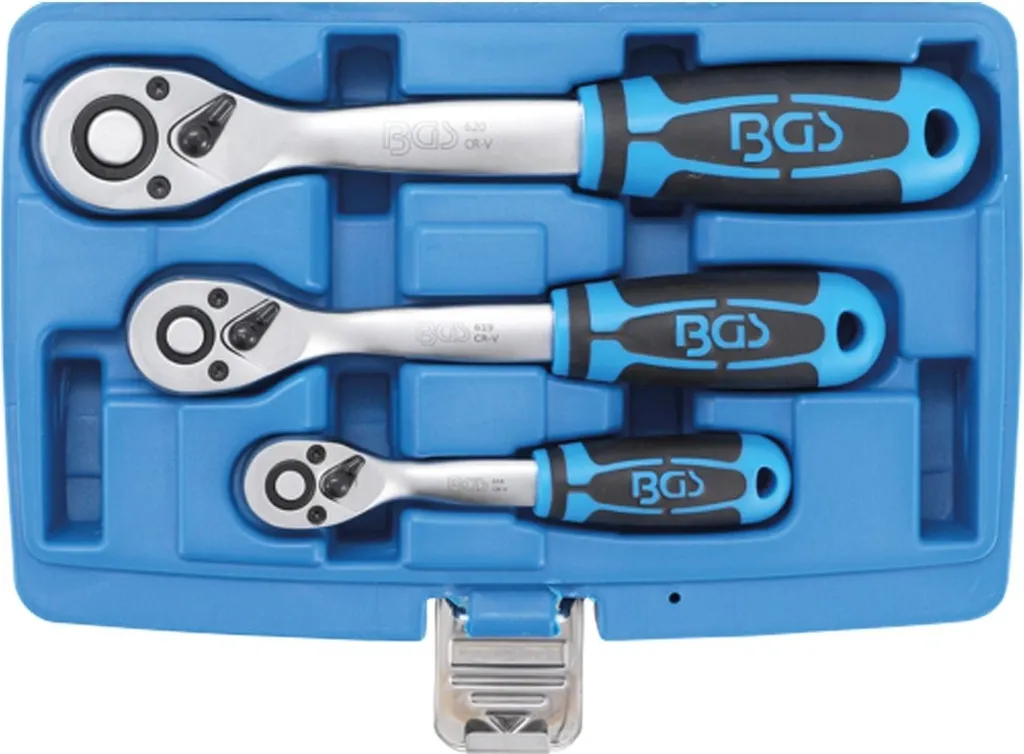 Kit cliquets pour accès difficiles et mécanique auto 1/4" 3/8" 1/2"