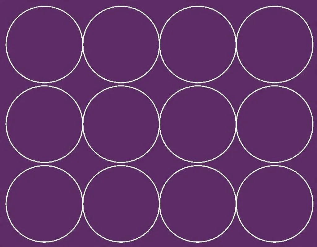 Adesivi Tondi Grandi 120mm Viola Opaco - Etichette per Logistica e Retail
