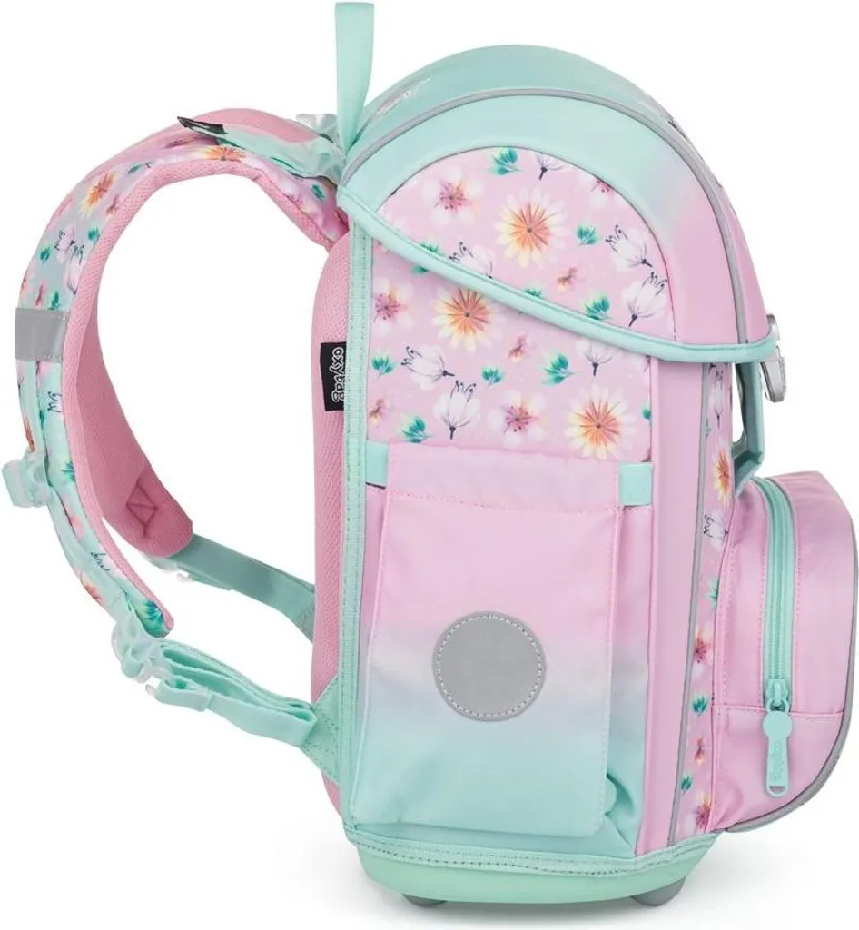 Grand sac à dos d'école PREMIUM Flowers robuste et imperméable - 2