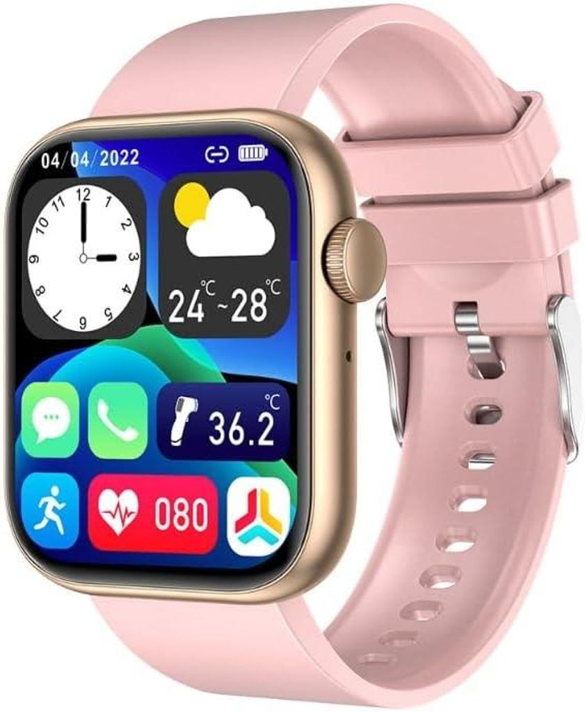 Smartwatch Mit Umfassenden Gesundheitsfeatures / IP67 Wasserdichtigkeit / 7 Tage Akkulaufzeit / 100 Sportmodi mit Integriertes GPS