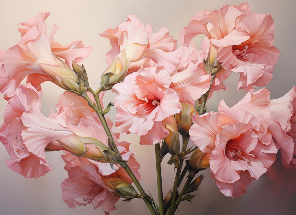Plakat 55x40cm Blumen-Symphonie