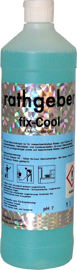 Alkoholreiniger 'fix-Cool' / 1,0 L PET-Flasche