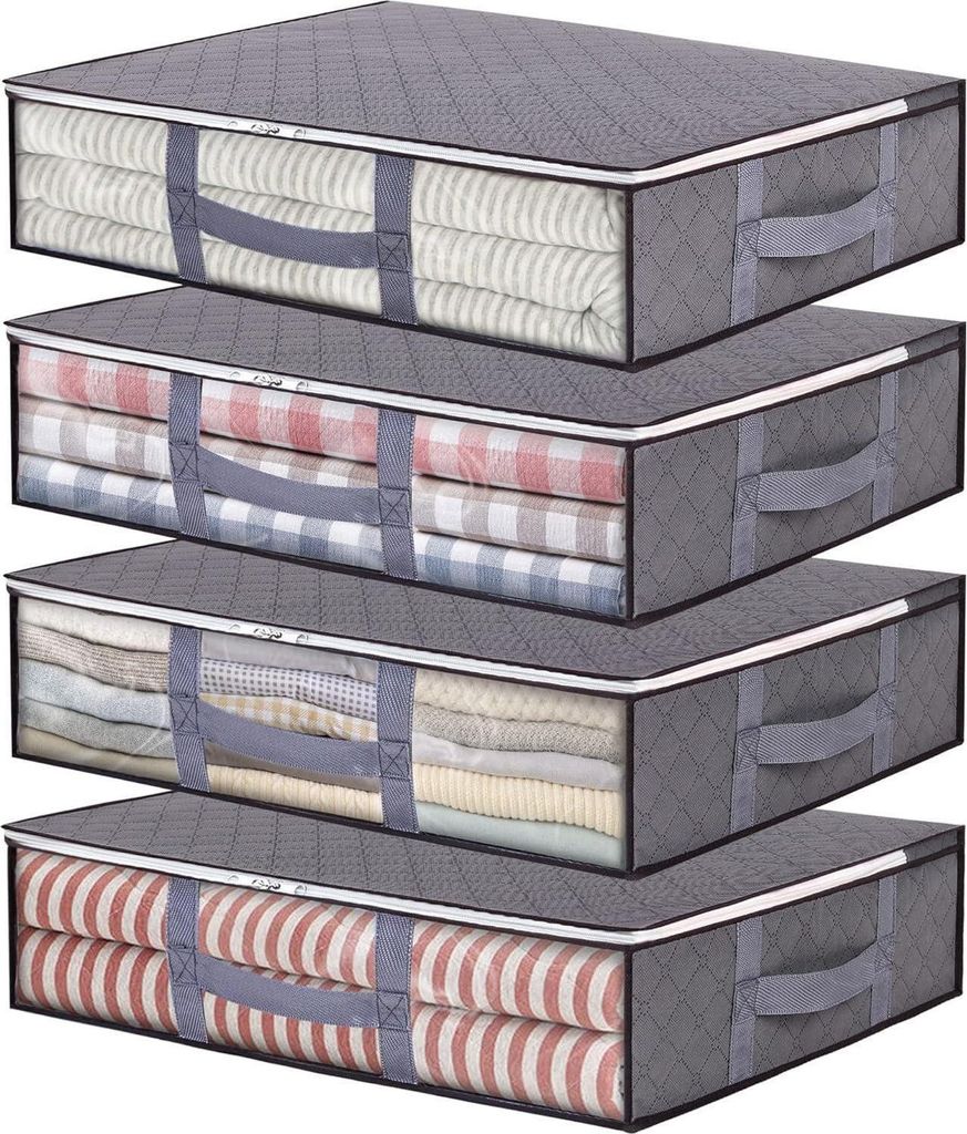 Vieshful Unterbettkommoden 40L 4er Pack Aufbewahrungsboxen Produktbild 