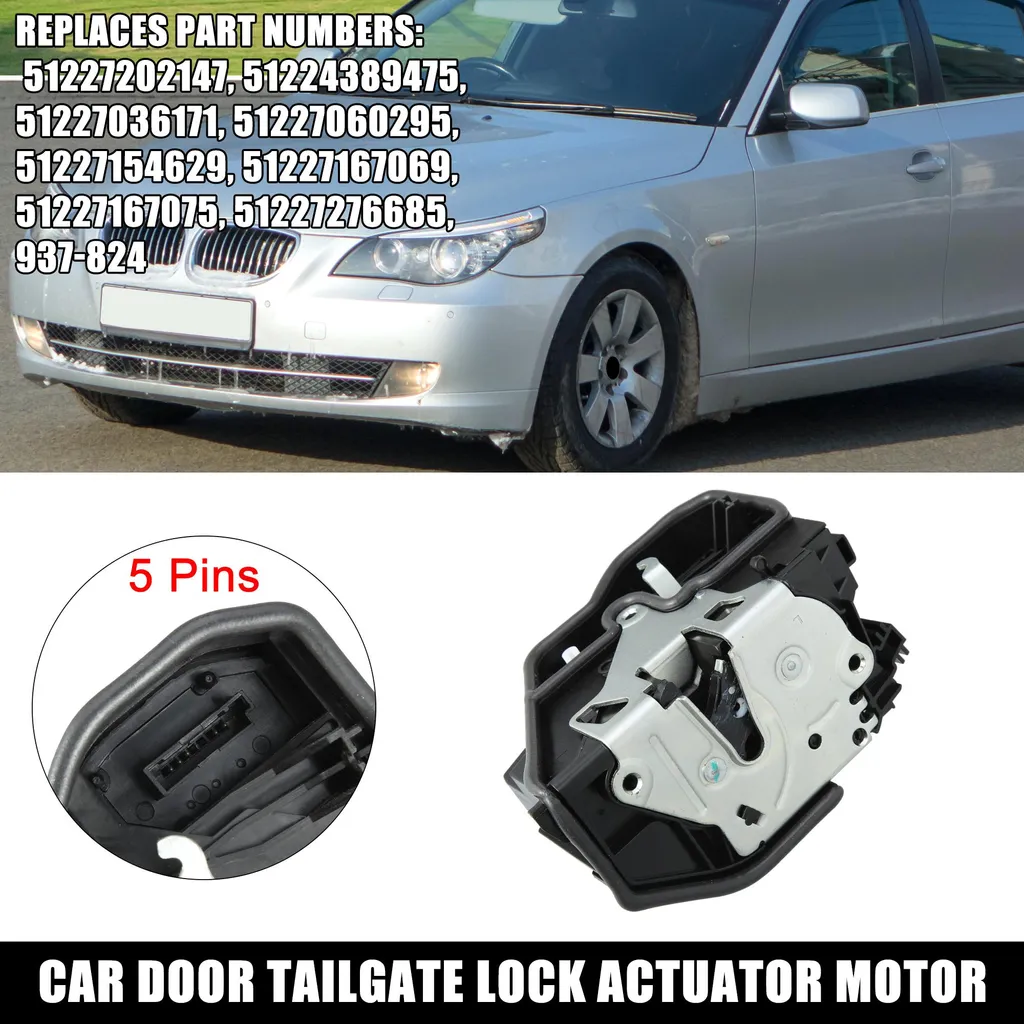 Actionneur de Verrouillage Arrière 51227202147 Haute Résistance BMW