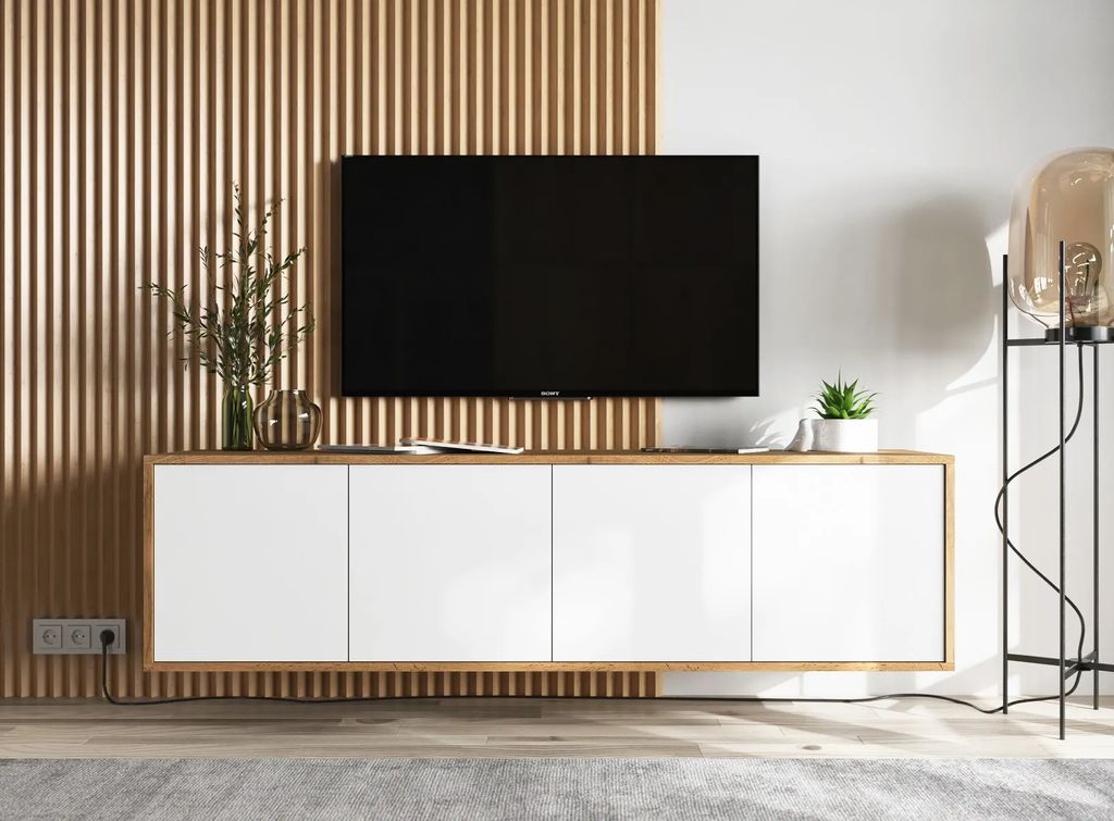 TV-Wandschrank TV-Schrank Fernsehschrank Apollo 2 Viertürig Produktbild 8