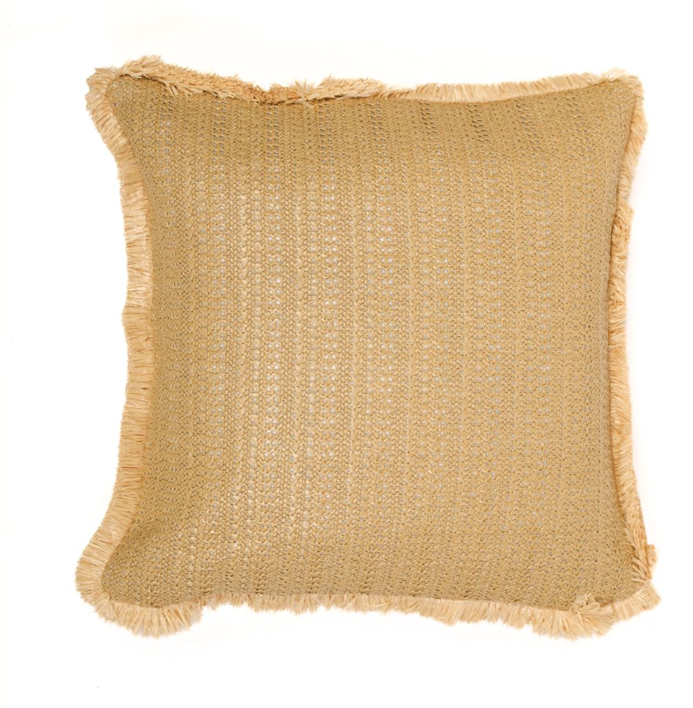 Kissenbezug im Raphia-Look - Quadratisch - 45x45cm - Unifarben
