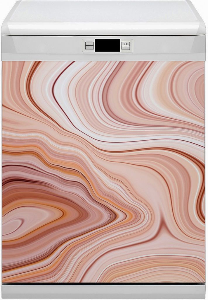 Geschirrspüle Magnet für Spülmaschine Magnetmatte Küche Magnete Dekorative 60x80 cm - Zusammenfassung Ecru