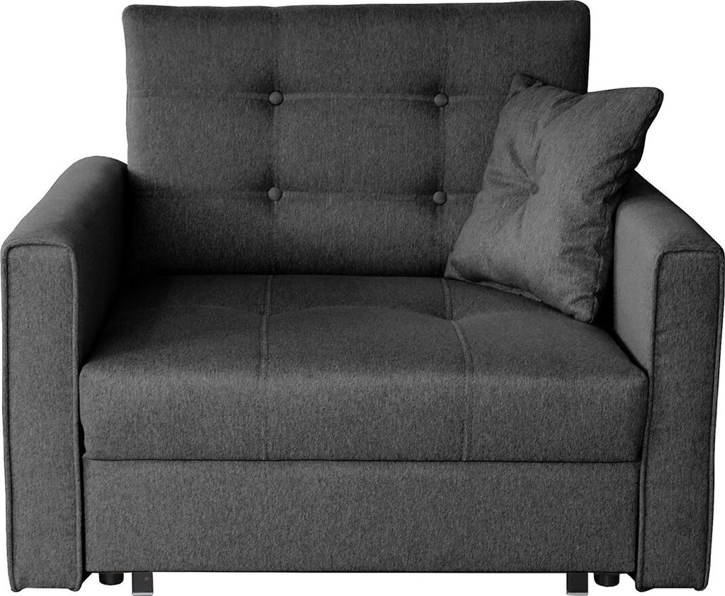 MIRJAN24 Schlafsofa Viva Lux I, mit Schlaffunktion und Bettkasten, Schlafsessel, Polstersofa vom Hersteller (Tatum 283)