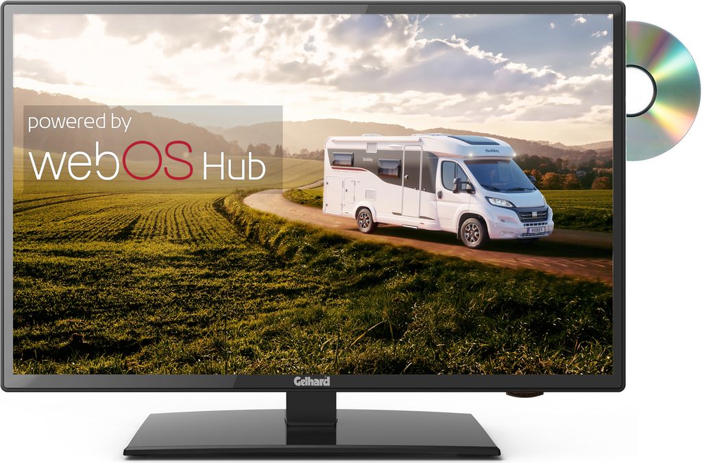 Gelhard GTV1956 LED Smart TV WebOS z DVD i Bluetooth Zdjęcie produktu 