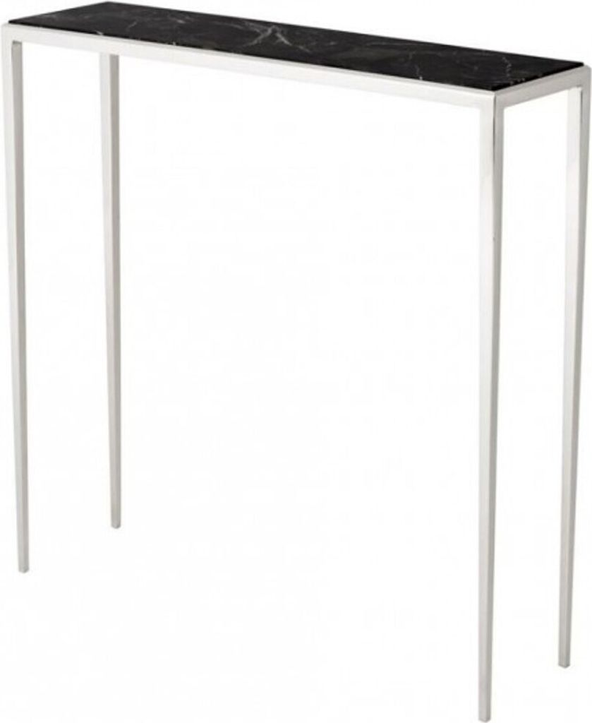 Casa Padrino Luxus Art Deco Konsole 90 x 24,5 x H. 90 cm - Luxus Hotel Möbel