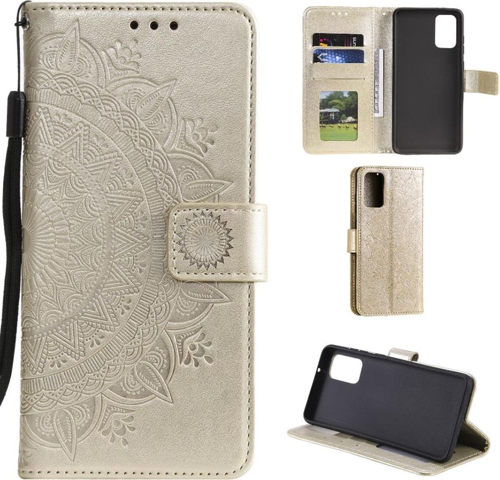 Huawei P40 Pro Handy Hülle Flip Case Cover Handytasche Bumper Mandala