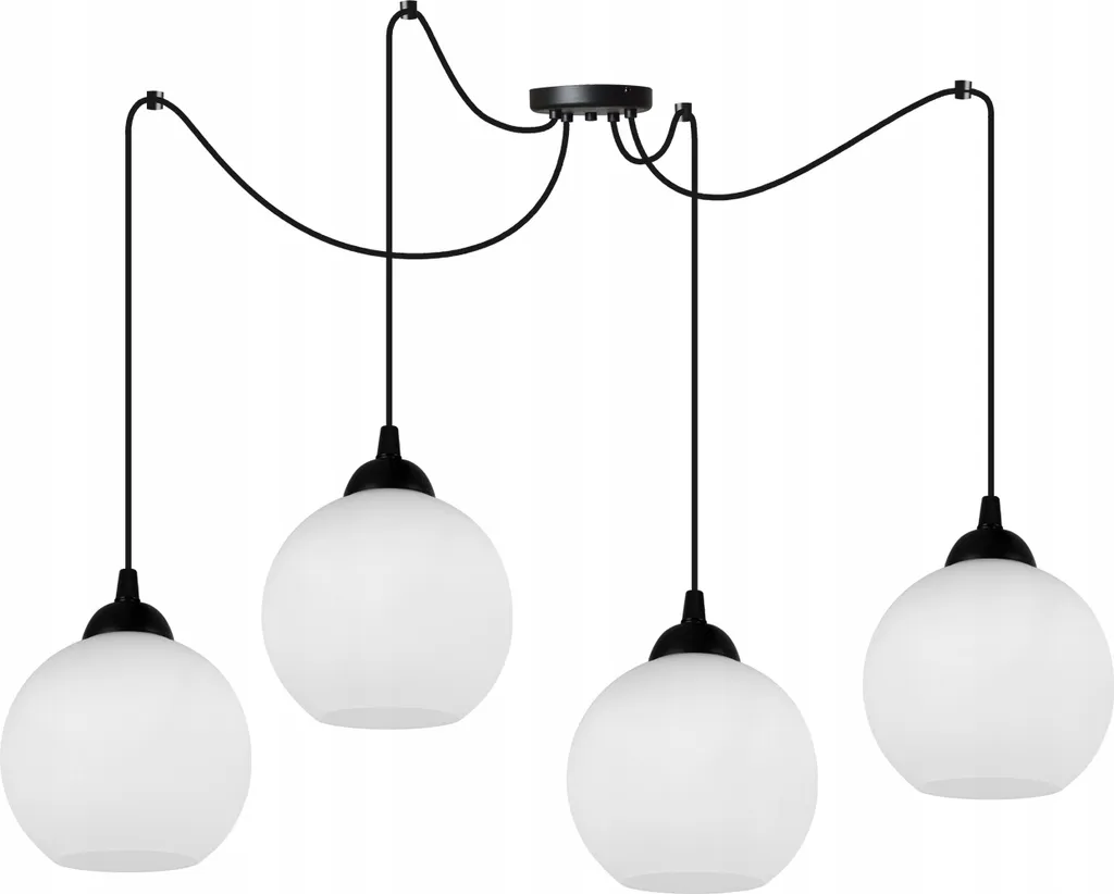 Lampe Suspendue Classique Verre pour Salle à Manger et Cuisine Îlot 1L