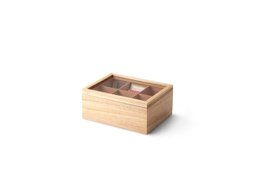 CONTINENTA Teebeutelbox, Gummibaum 23x17,5x10 cm 3290 Image du produit 