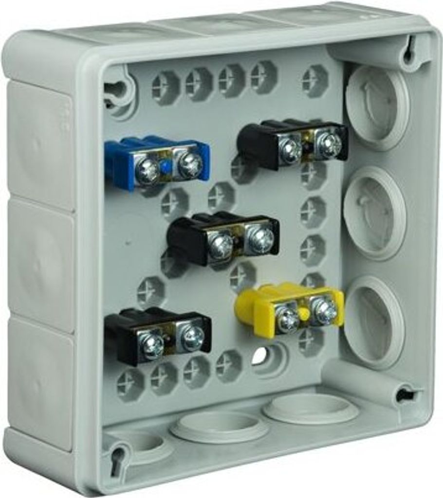 Aufputz-Kabelverbindungskasten 118x118x46 VP-51 mit Klemmen 1-4 mm, IP55 Elektro-plast