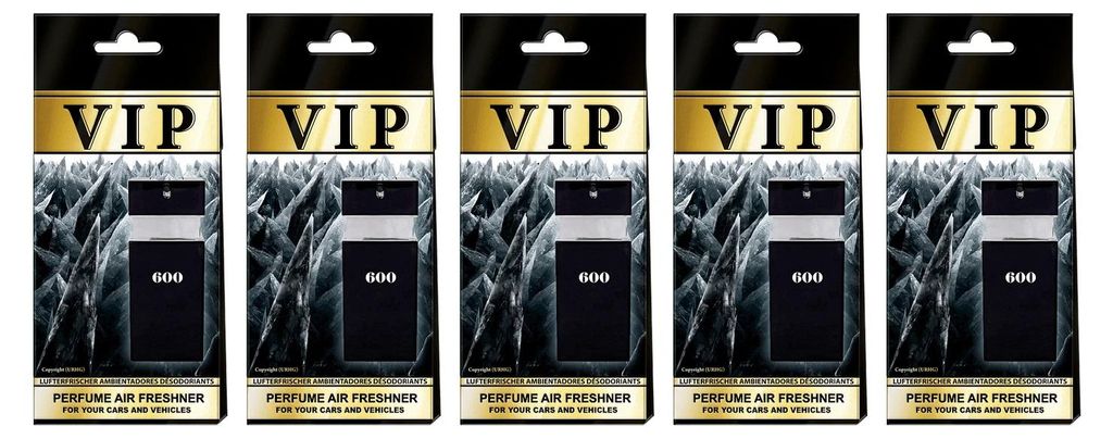 5x zapach samochodowy VIP-600, samochodowy odświeżacz Zdjęcie produktu 
