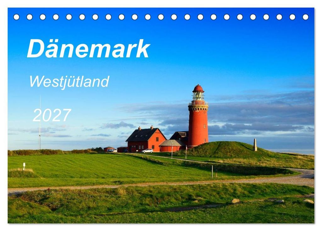 Dänemark Westjütland (Tischkalender 2027 DIN A5 quer), CALVENDO Monatskalender