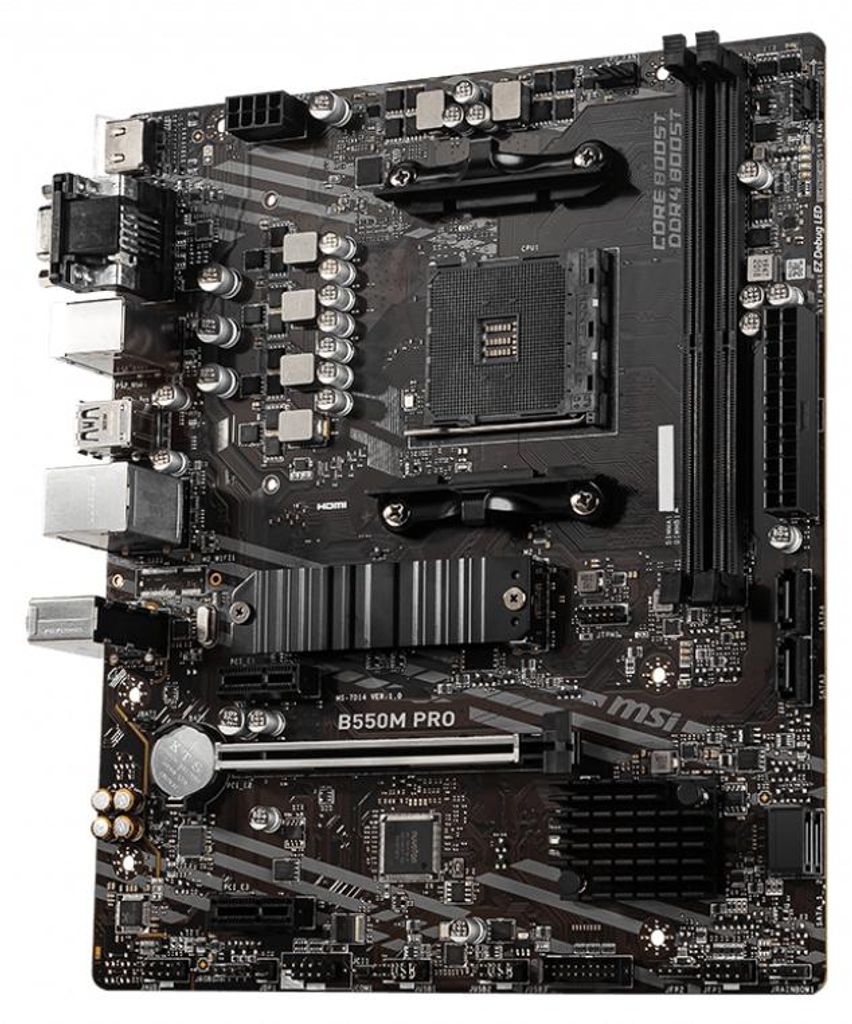 MSI B550M PRO - Základná doska - micro ATX - Socket AM4 - Obrázok produktu 