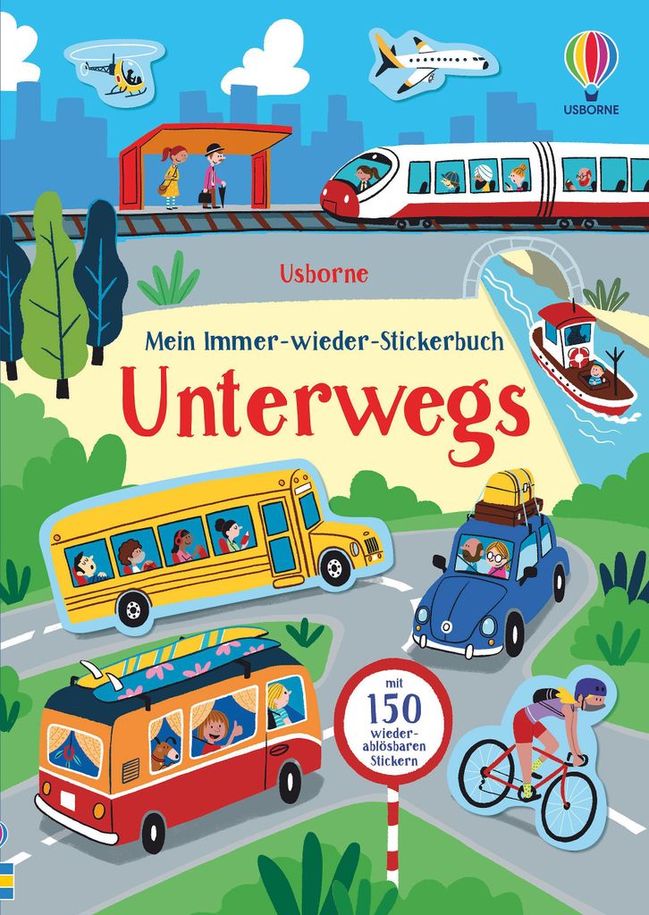 Mein Immer-wieder-Stickerbuch: Unterwegs Produktbild 