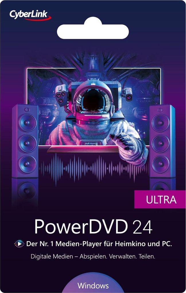 Cyberlink PowerDVD 24 Ultra / 1PC / Dauerlizenz / PKC