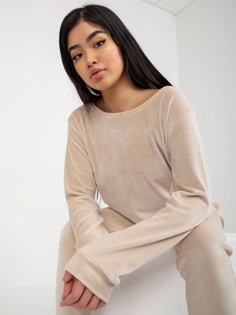 Rue Paris Set für Frauen Iamar hell beige M