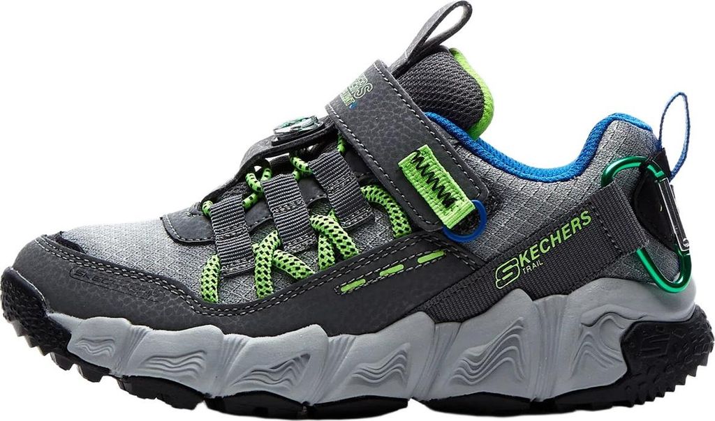 Skechers Velocitrek Pro Scout Jungen Trekking Sneaker, Grau 35.5 EU