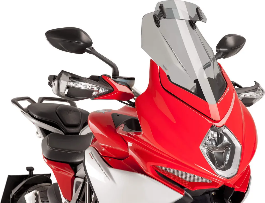 Bulle Puig anti-turbulences avec déflecteur pour MV Agusta Turismo Veloce