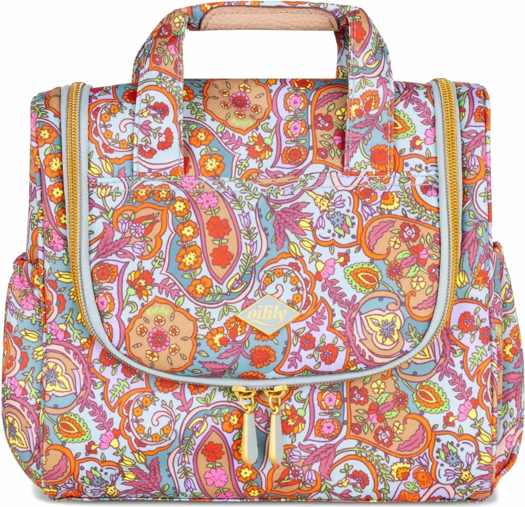 Oilily Cathy Travel Kit Surf Spray: Borsa Trucco con Gancio per Viaggi