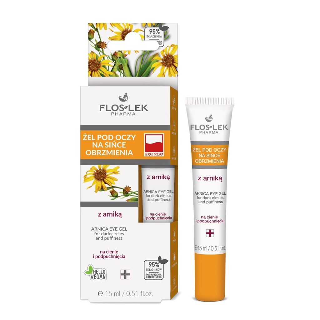 Flos-Lek gel à l'arnica pour les yeux, 15ml Image du produit 
