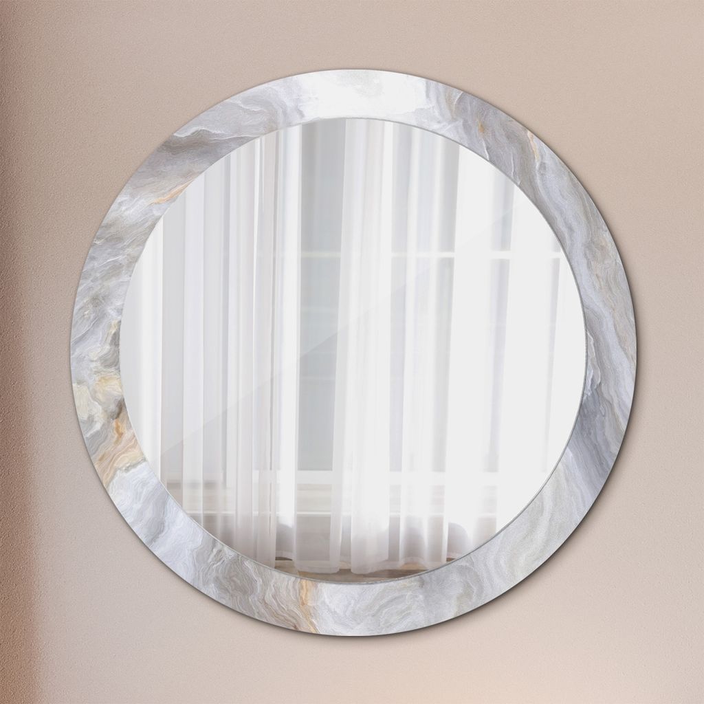 Ø80cm Modern Spiegel - Wandspiegel Wandmontage- Produktbild 