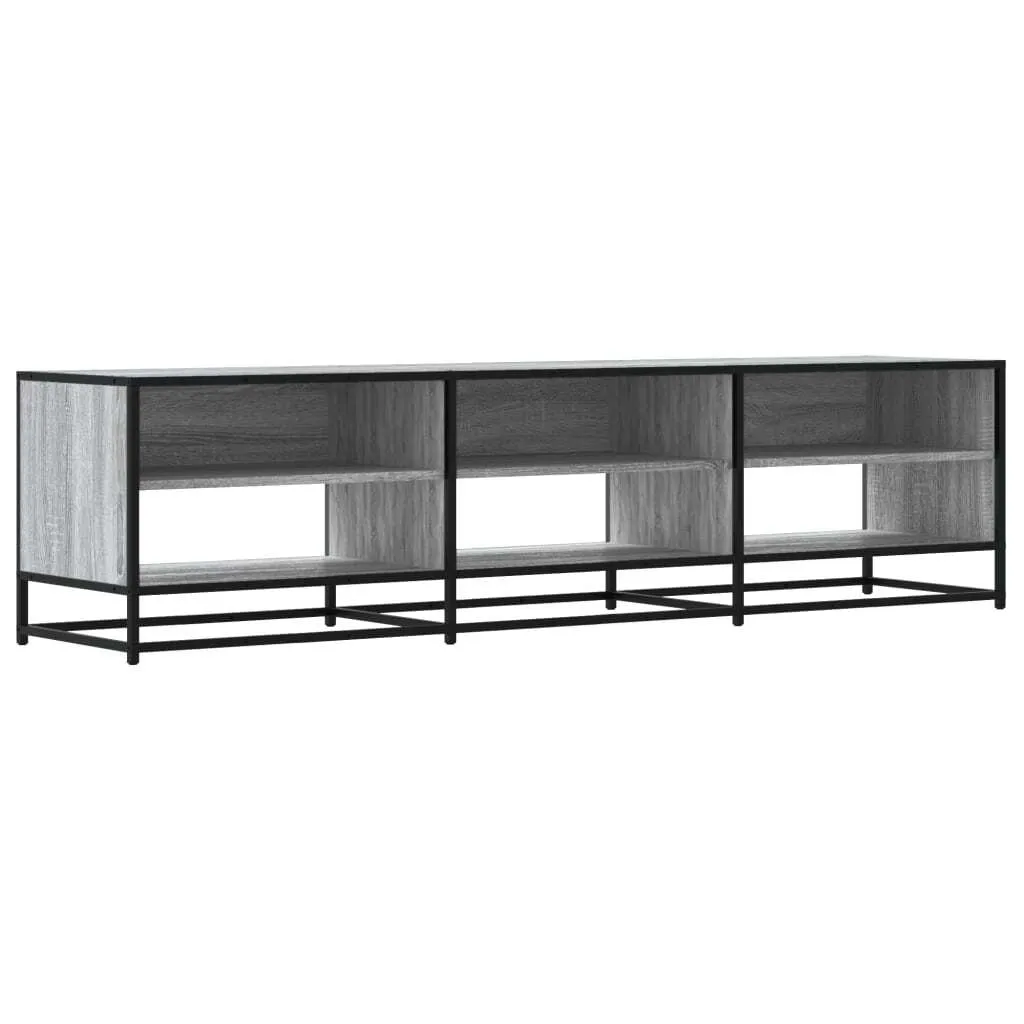 Mobile TV grigio Sonoma 180x40x46 cm Materiale in legno