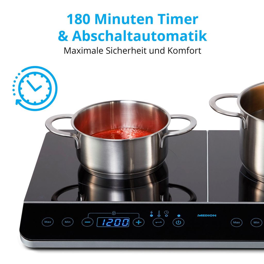 MEDION® Doppel-Induktionskochplatte (MD 15324) Produktbild 8