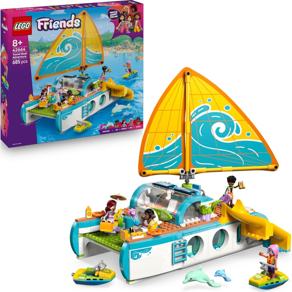 LEGO Friends 42664 Avventura sul Catamarano Set Costruzioni Immagine del prodotto 