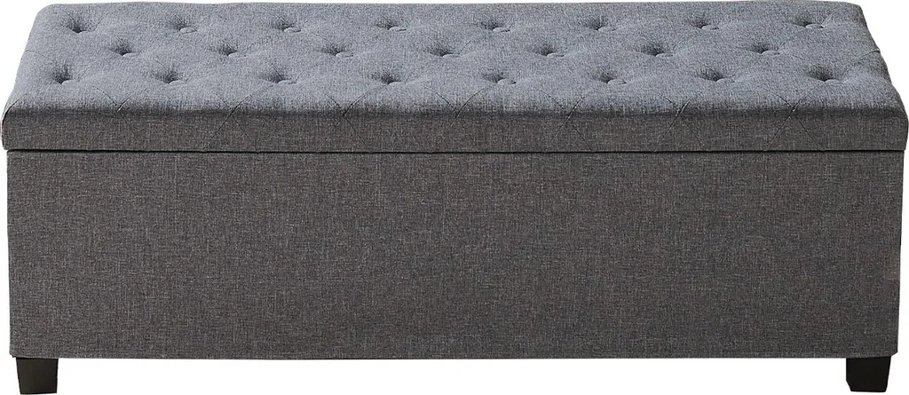Pouf de rangement SucceBuy 110x40x40 cm avec cadre en métal robuste