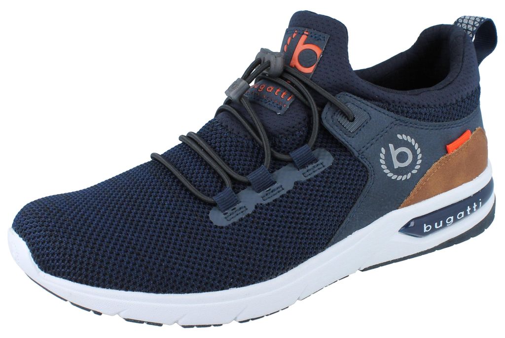 Bugatti Sneaker Low Numbis Men Textile Blue Rozmiar: 47 Zdjęcie produktu 