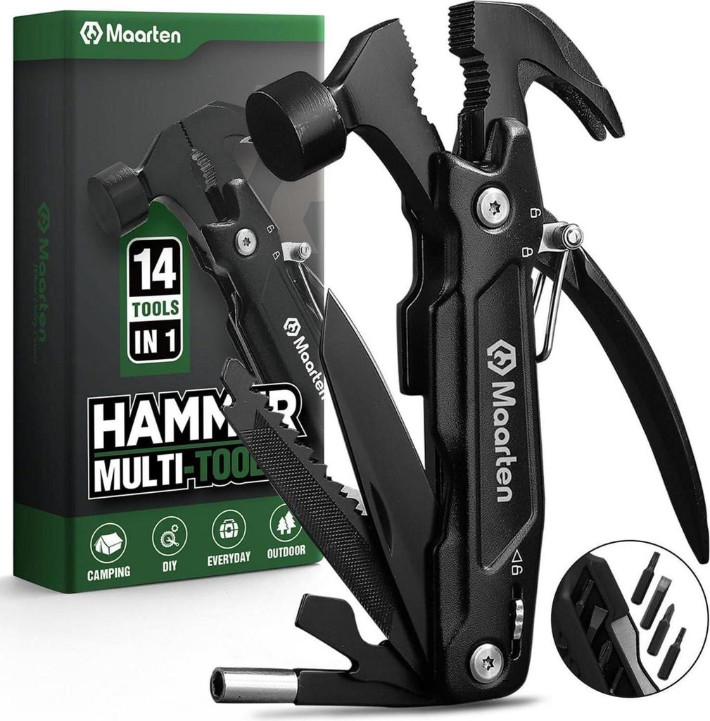 Multitool Camping Accessoires Maarten 14 in 1 Cadeaux Image du produit 