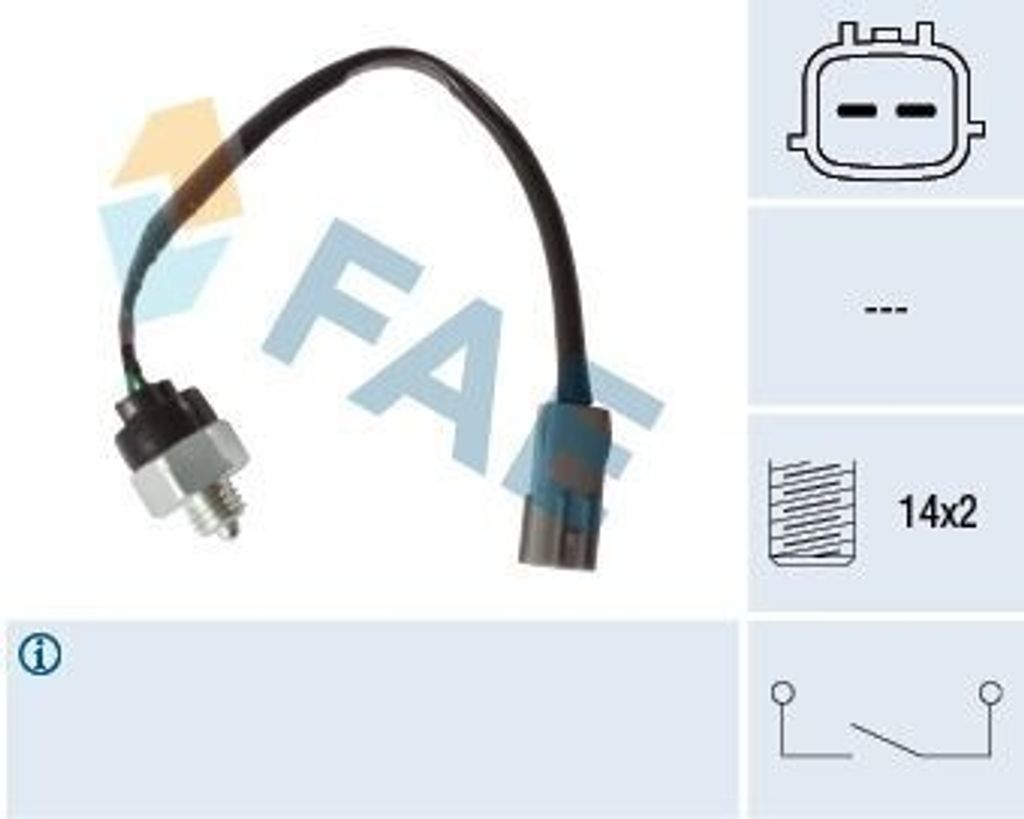 Spätný spínač FAE 40988 pre MAZDA 3 (BK) Obrázok produktu 